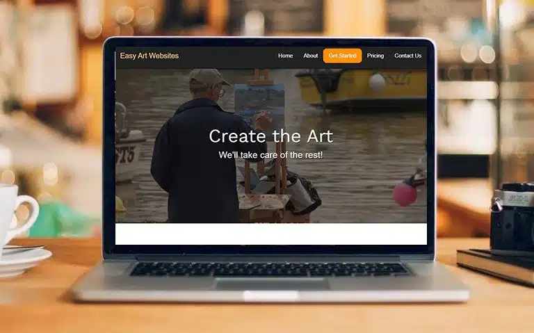 3rd place — Artist Website